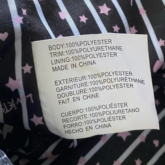 Betsey Johnson Pink and Black Floral Tote Bag - Picture 10 of 15